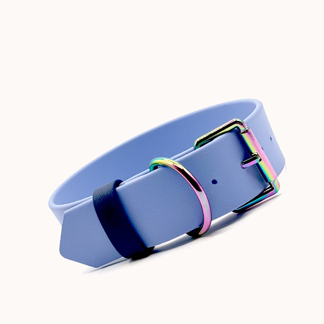 Collier ajustable DUO Pervenche/Marine