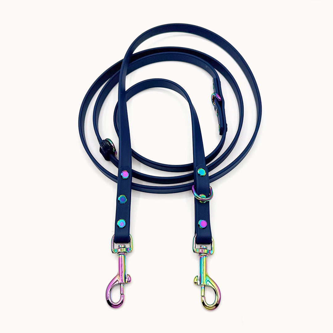 Laisse double bandoulière Marine