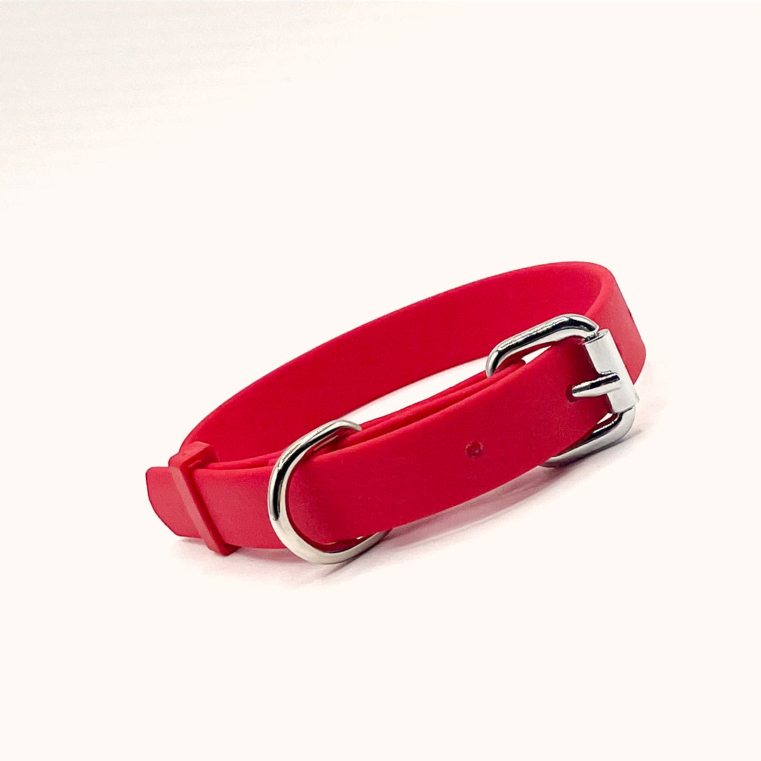 Collier ajustable 5/8 pouce (16 mm) - Rouge